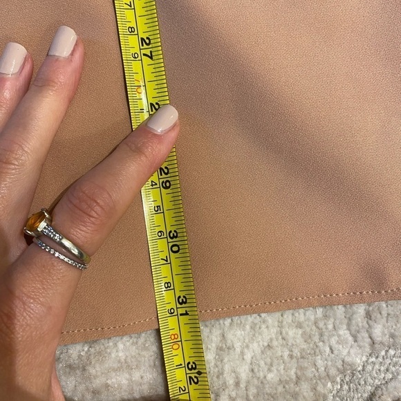 Lovers + Friends Women’s Mini Dress Long Tulip Sleeve Button Detail Beige Size S - Picture 5 of 9